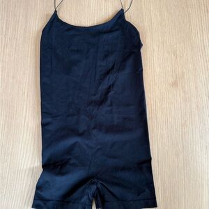 Free People Black Spaghetti Strap Romper